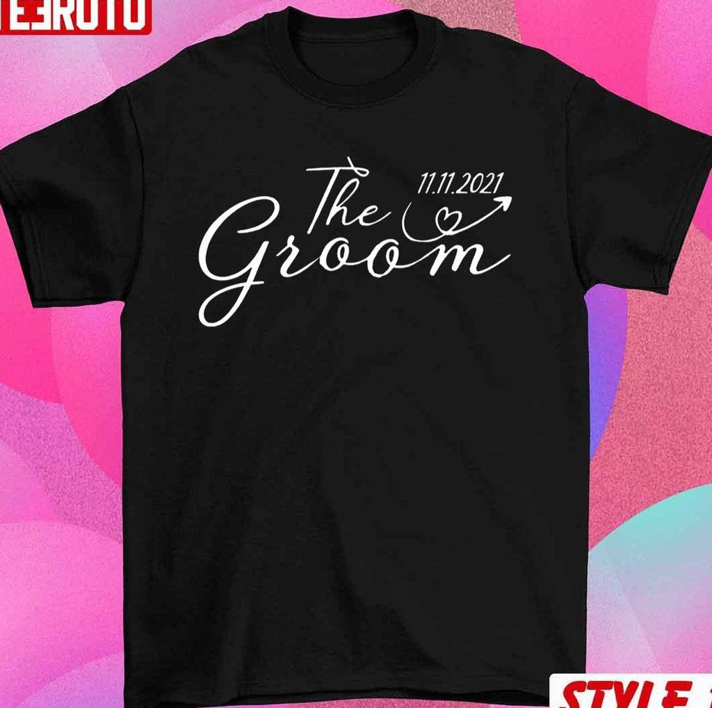 Bachelor Party Groom And Bride Customize Days Matching Couple Valentine T-Shirt
