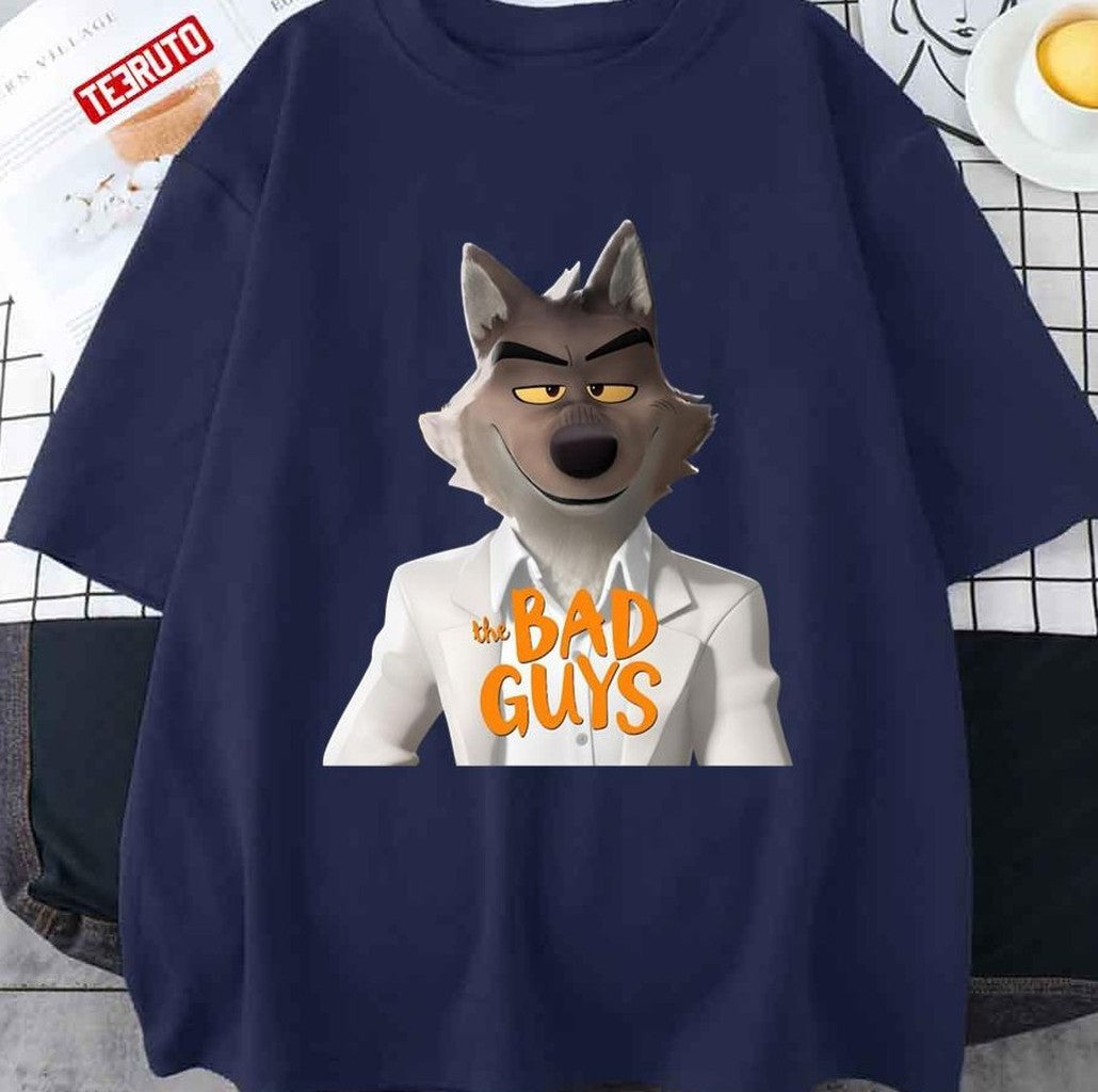 Mr Wolf The Bad Guys 2022 Film Unisex T-Shirt