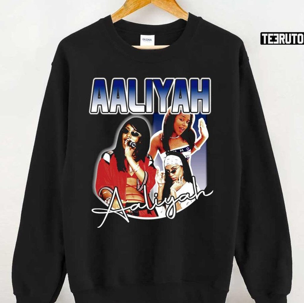 Beautiful Aaliyah Singer Vintage 90s Unisex T-Shirt