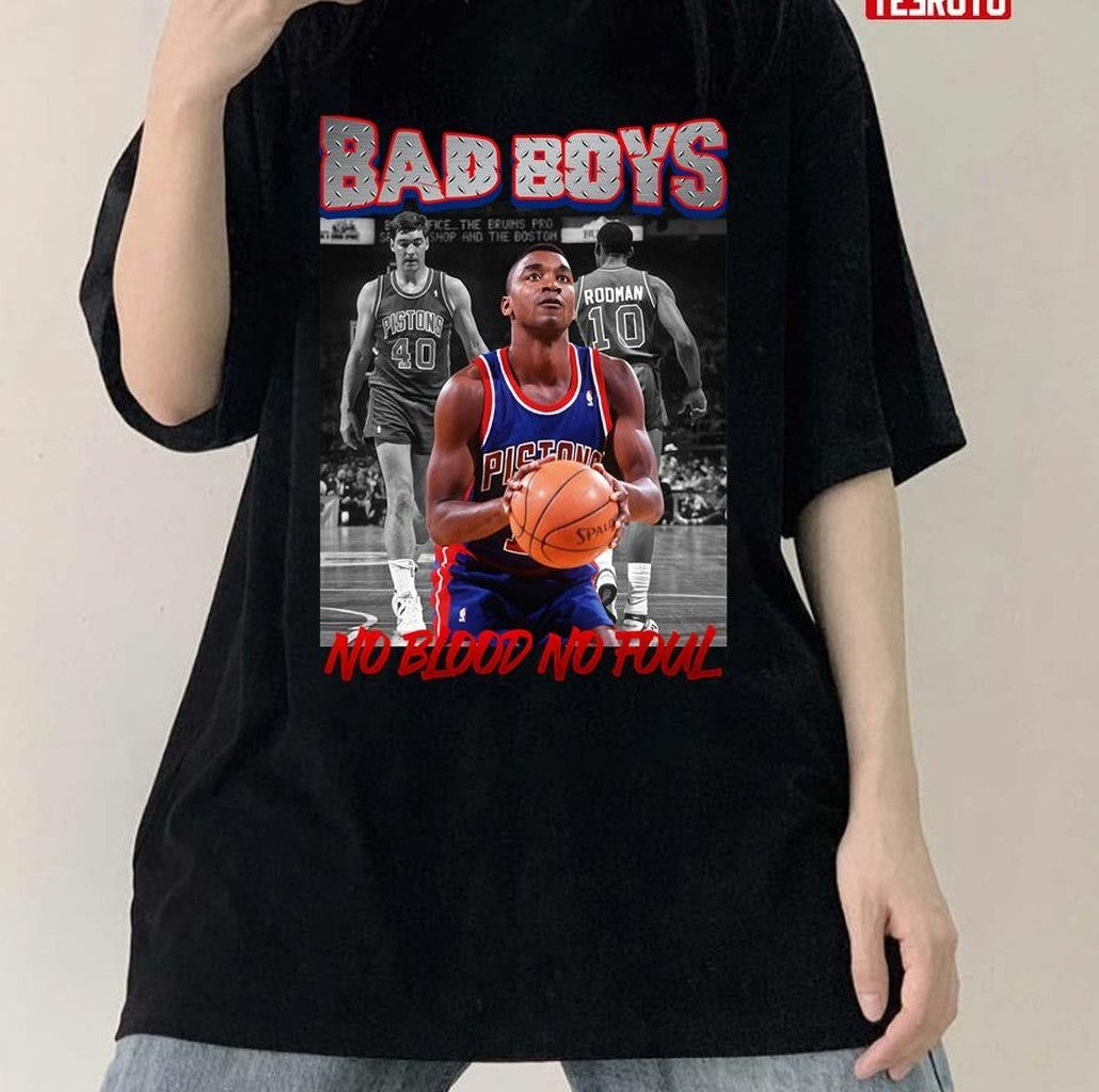 Bad Boy Pistons No Blood No Foul Unisex T-Shirt