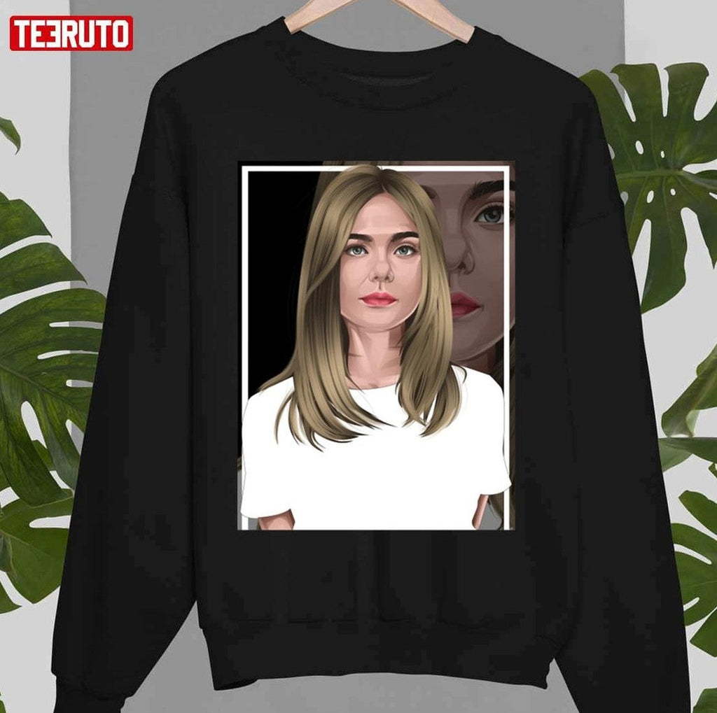 Beautiful Elle Fanning Dakota Fanning Art Unisex T-Shirt