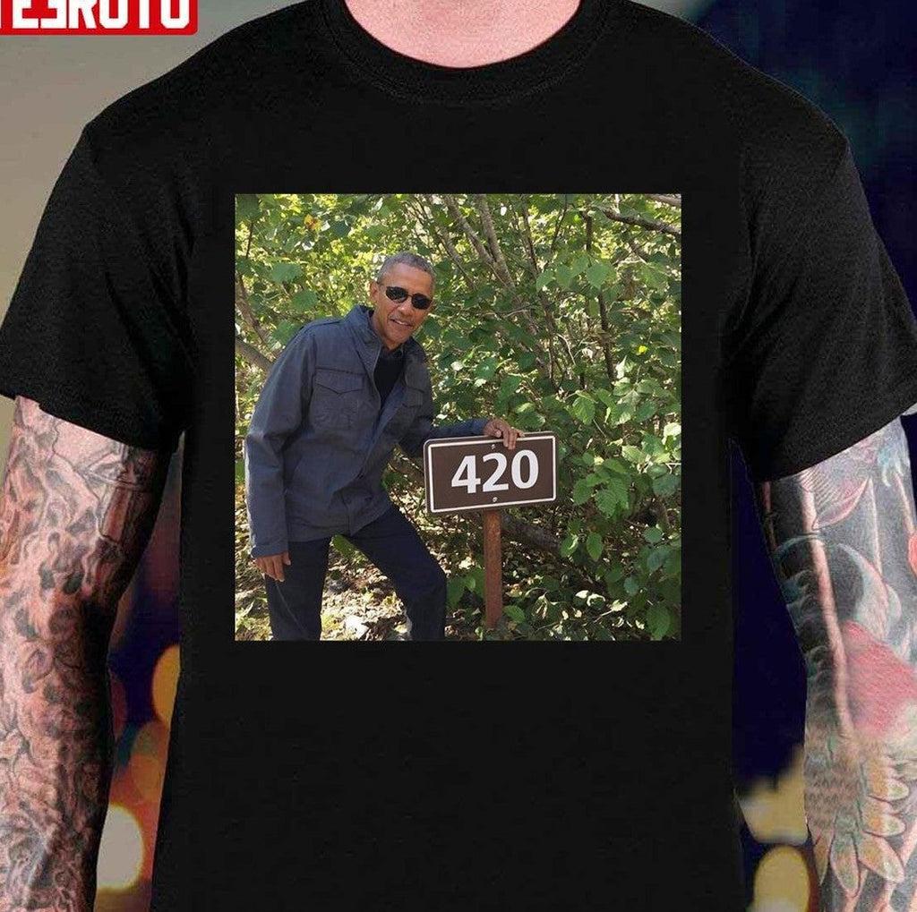 420 Obama Funny Unisex T-Shirt