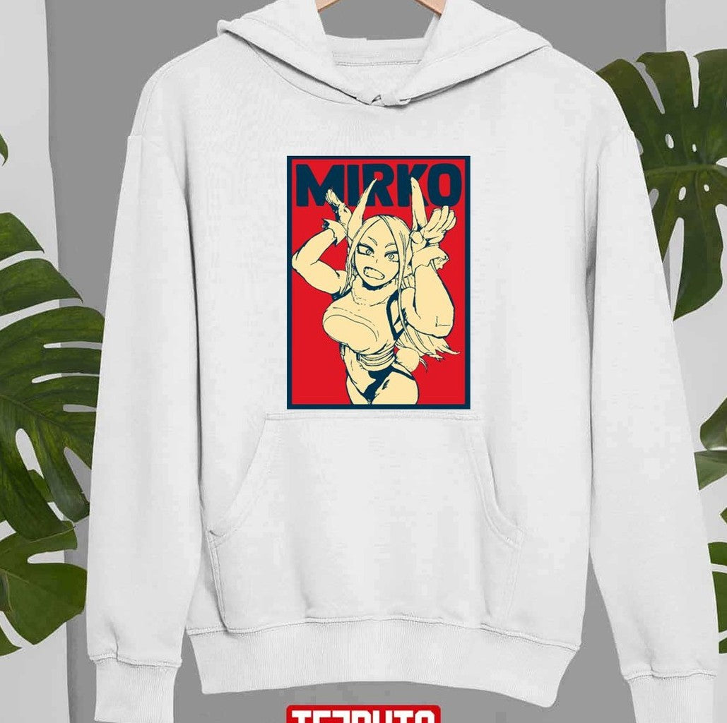 No 5 Pro Hero Athletic Figure Rabbit Hero Mirko My Hero Academia Unisex Sweatshirt