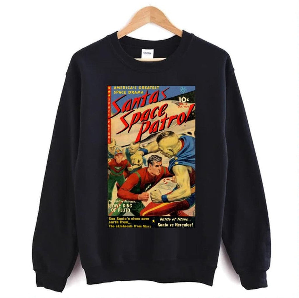 Santa Vs The Bikermen Of Pluto Unisex T-Shirt