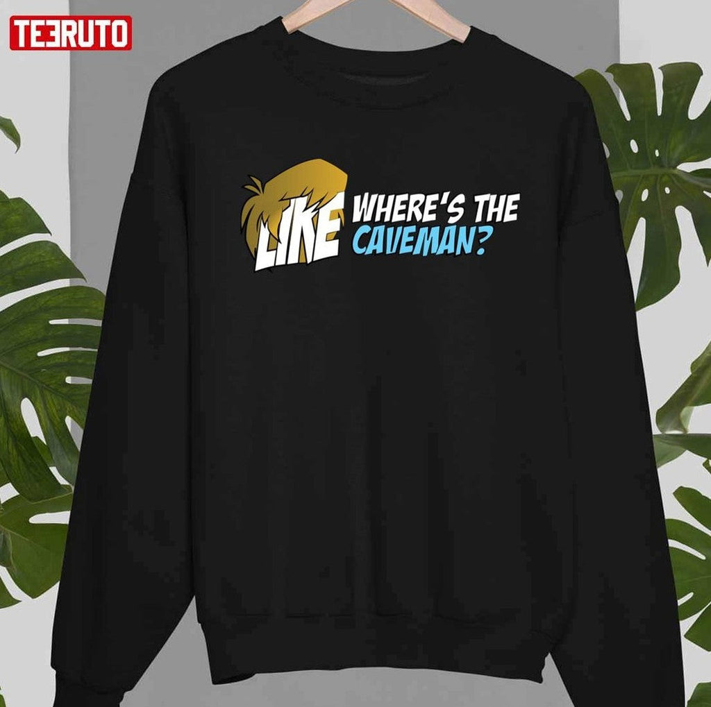 Shaggy Where's The Caveman Scooby Doo Unisex T-Shirt