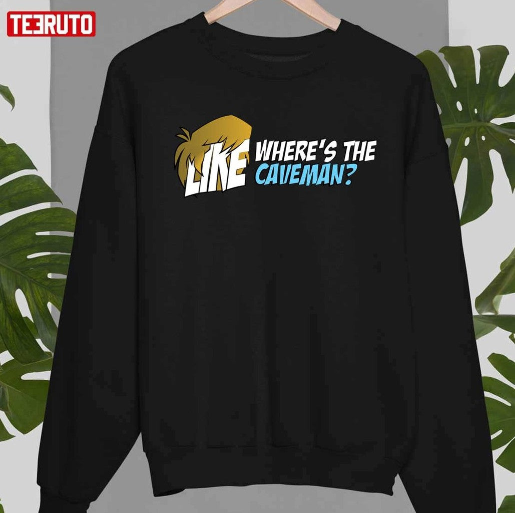 Shaggy Where's The Caveman Scooby Doo Unisex T-Shirt