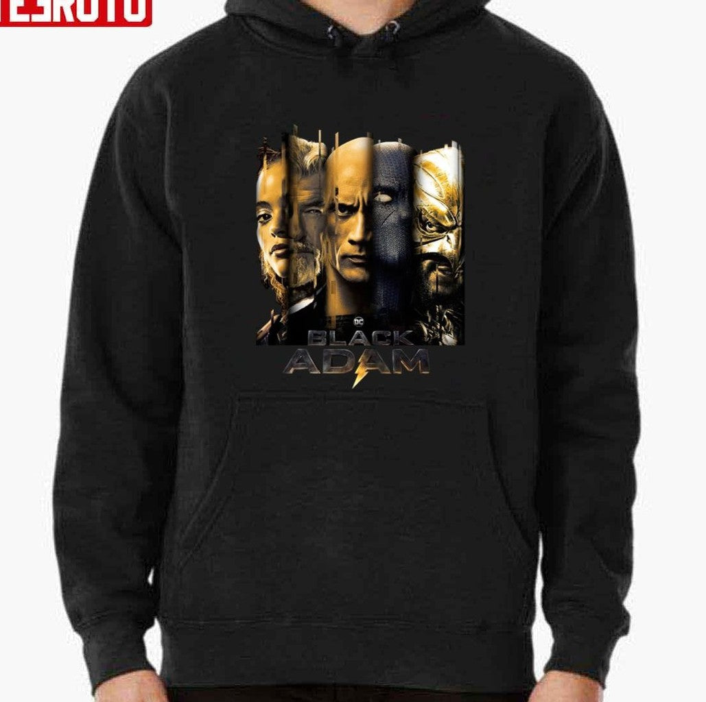 Black Adam The Whole Cast Graphic Unisex T-shirt