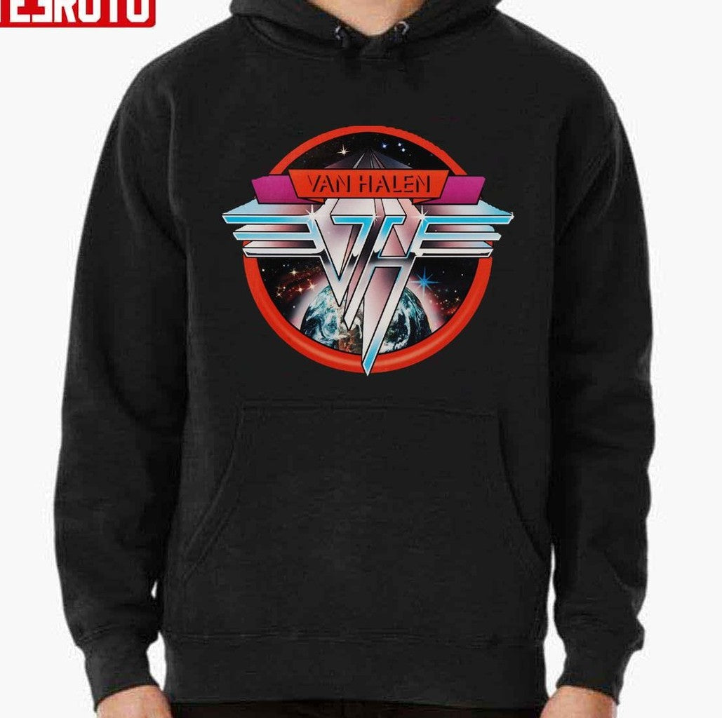 Round Van Halen Logo Vintage Bootleg Graphic Unisex T-shirt