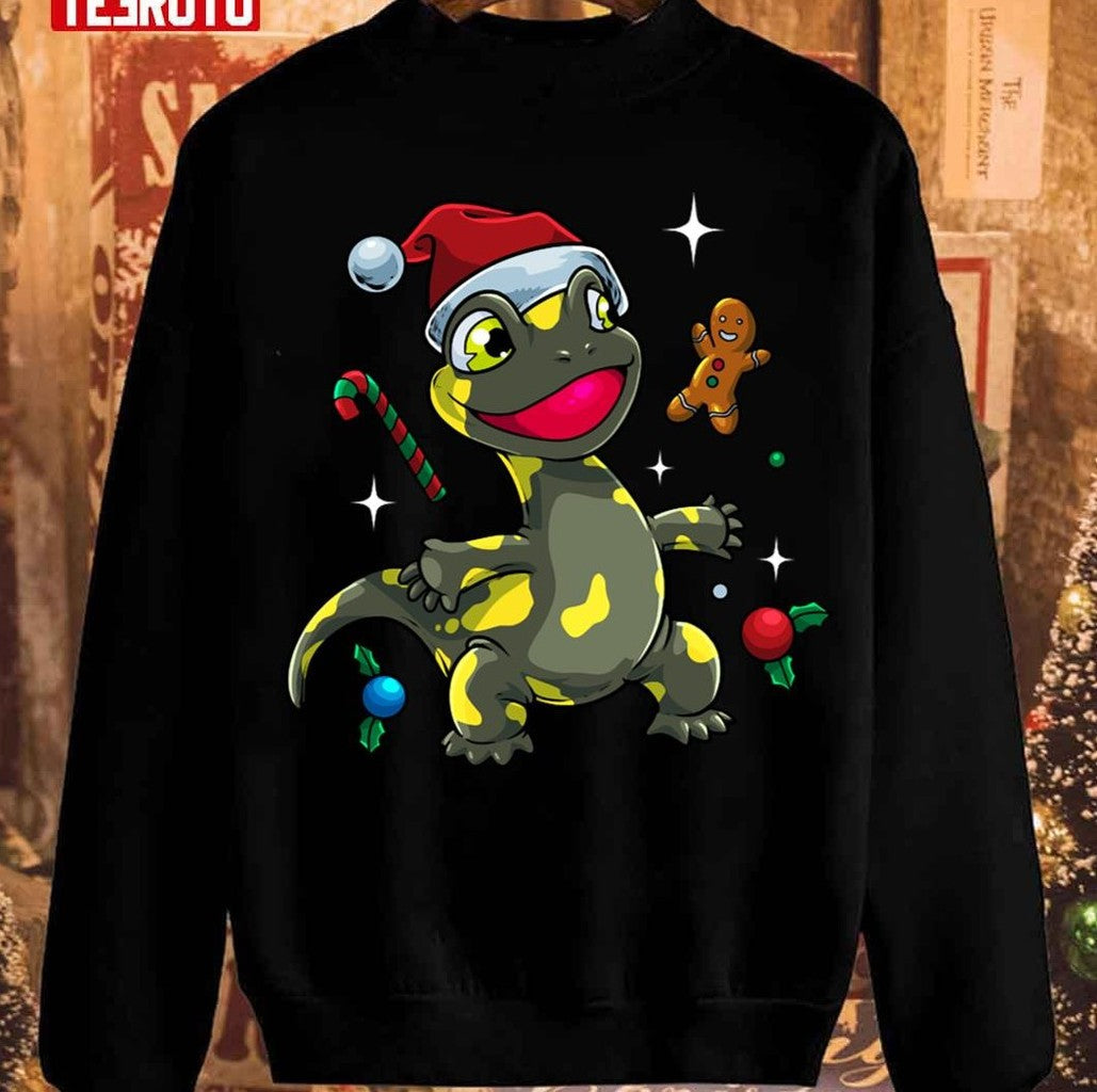 Sweet Christmas Fire Salamander Unisex Sweatshirt