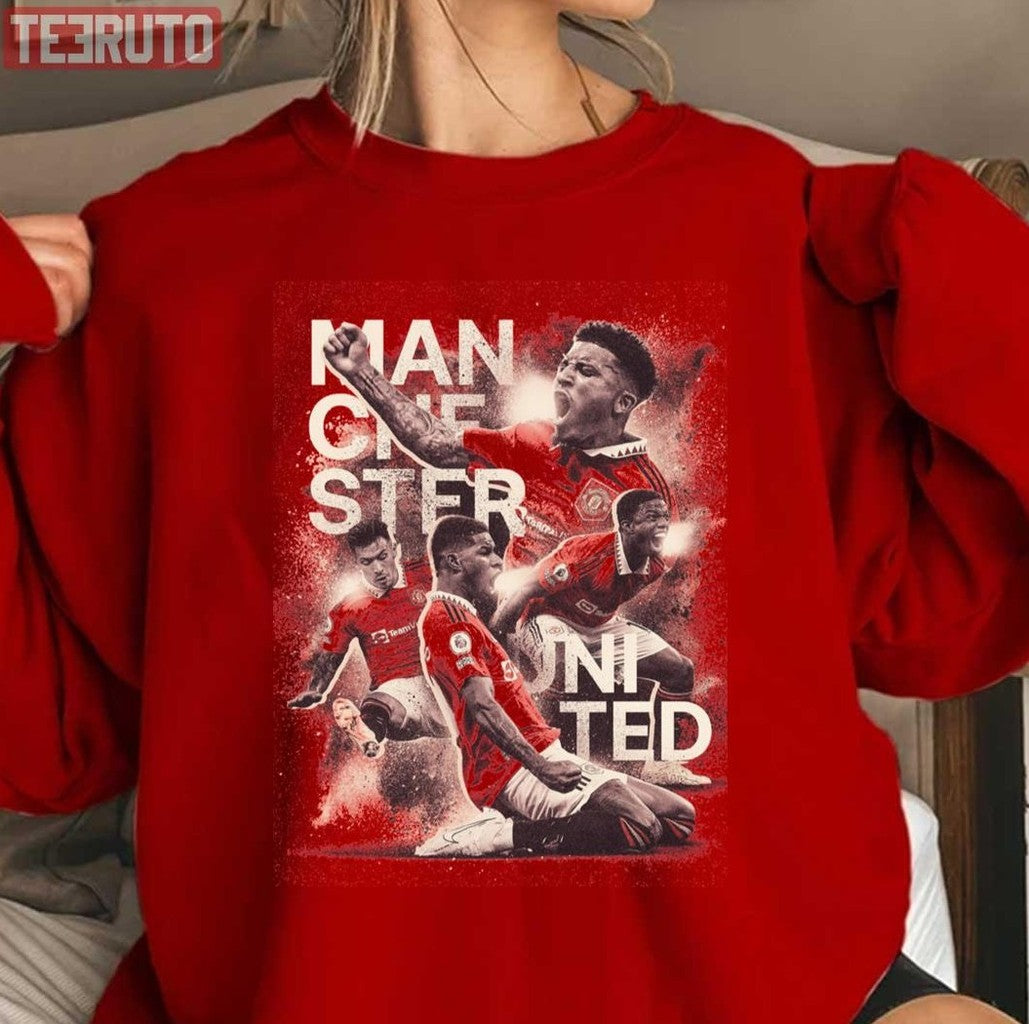 Sancho Rashford Martinez Malacia Football Player Unisex Sweatshirt