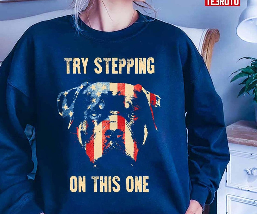 Patriotic Rottweiler Unisex T-Shirt