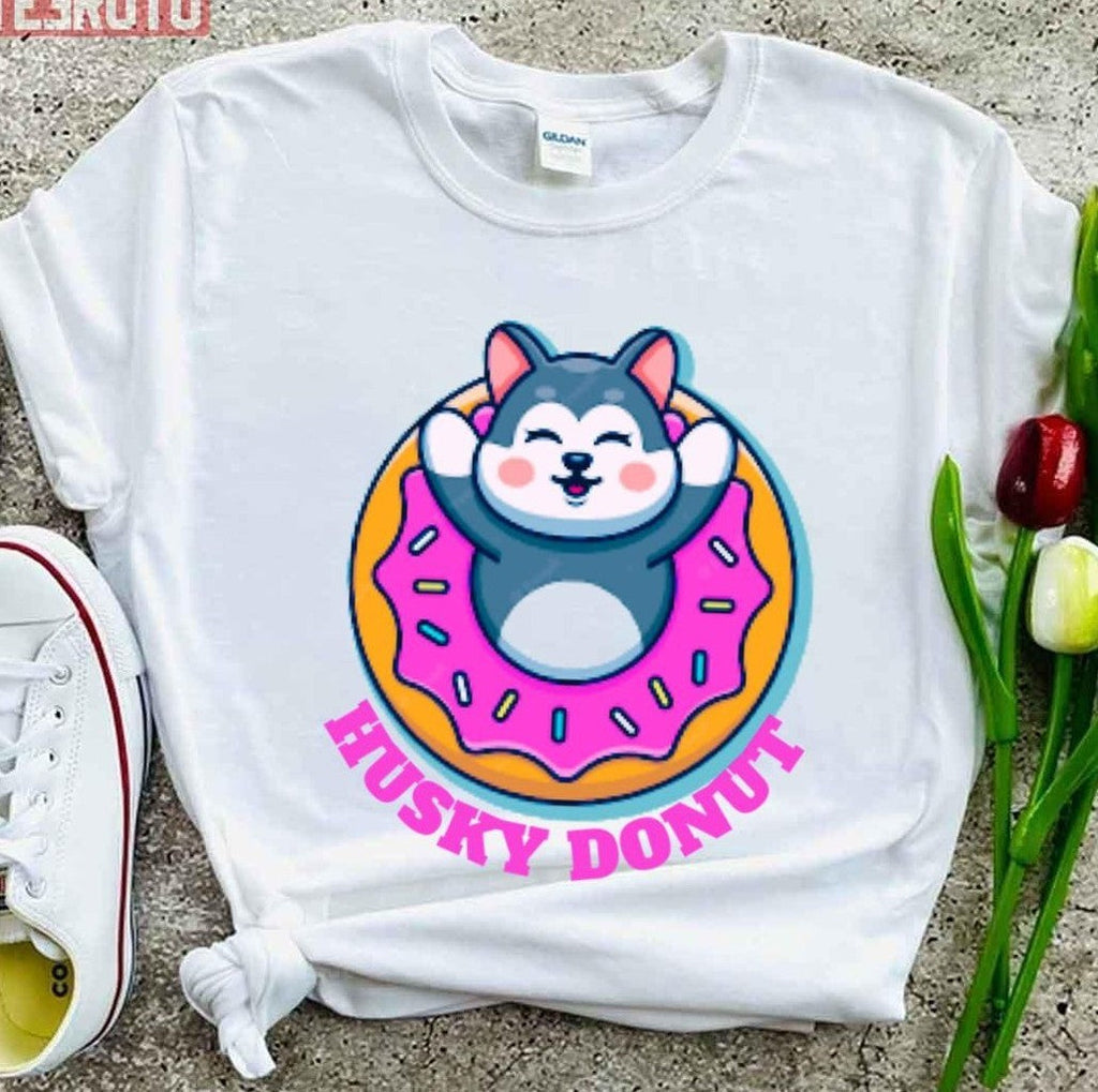 Siberian Husky Donutfunny Unisex T-Shirt