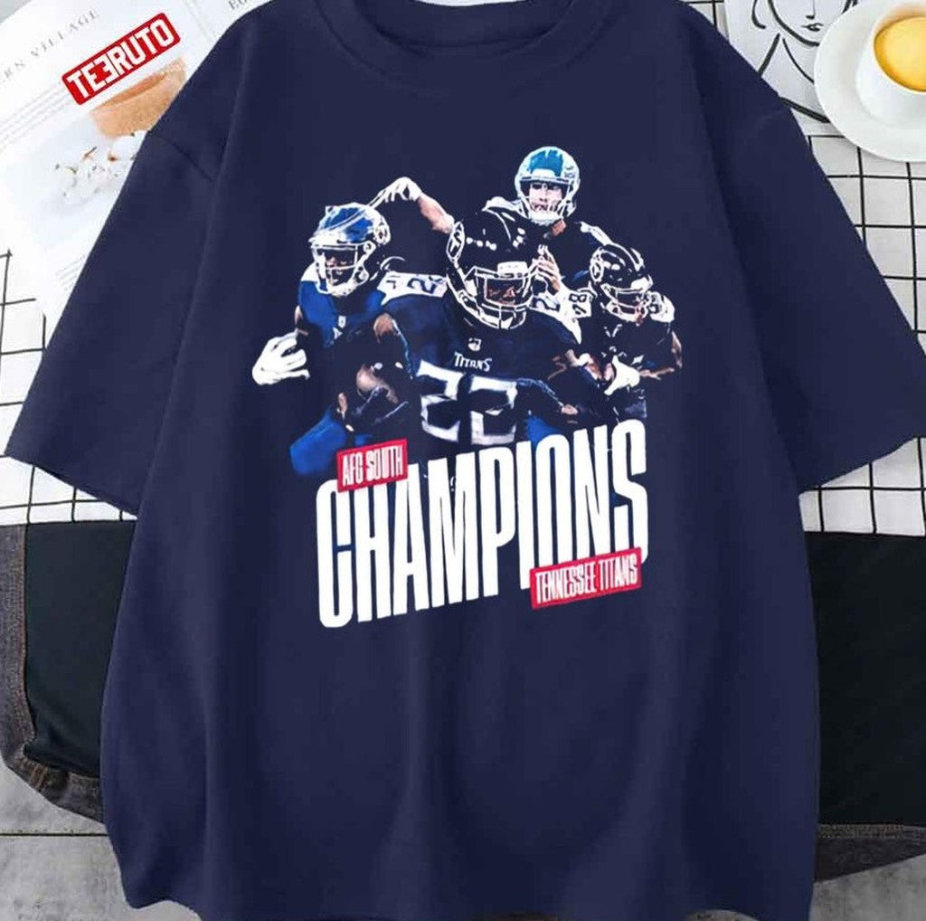 Tennessee Titans Champions 2022 Conference Championships Unisex T-Shirt