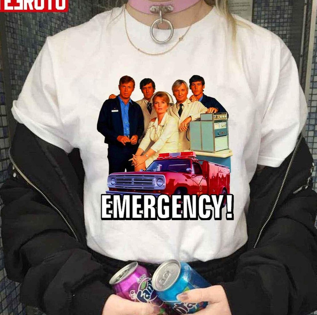 Retro Vintage 70s Emergency Cast Tribute Cast Unisex Sweatshirt