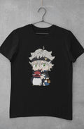 Anime Black Clover Asta And Nero Bird Black Bulls Squad Chibi Unisex T-Shirt