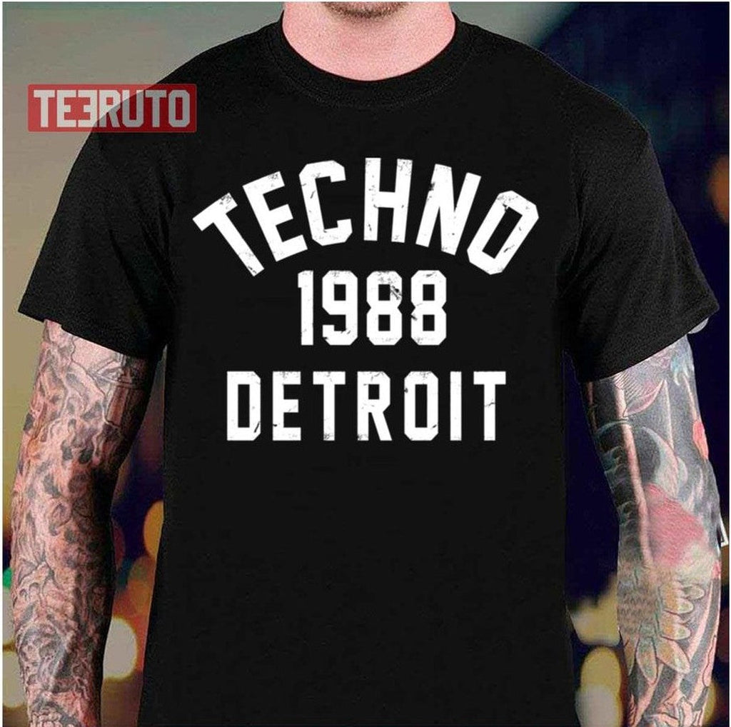 Techno 1988 Detroit Logo Unisex T-Shirt
