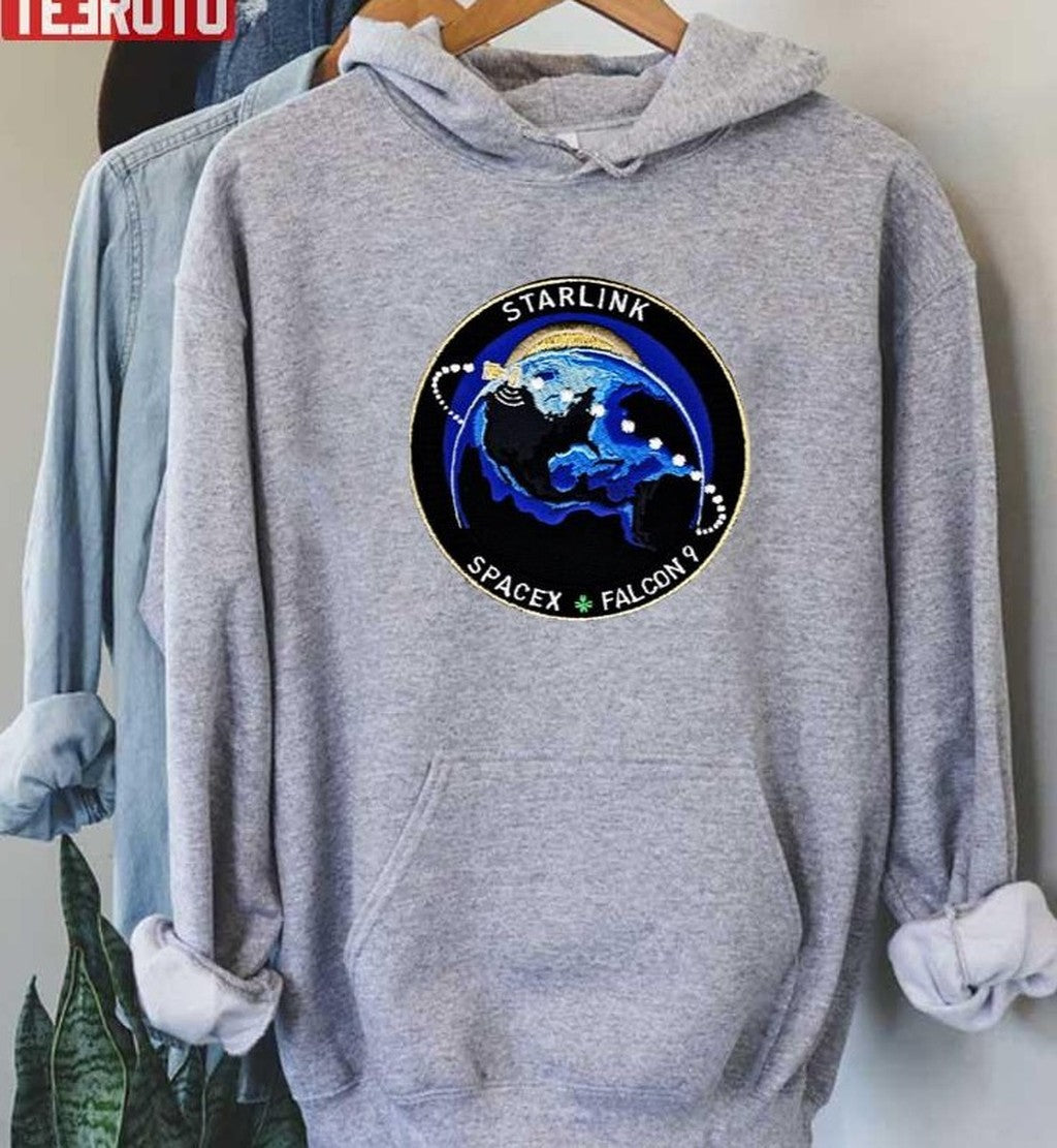 Starlink Logo Spacex Falcon Unisex T-Shirt