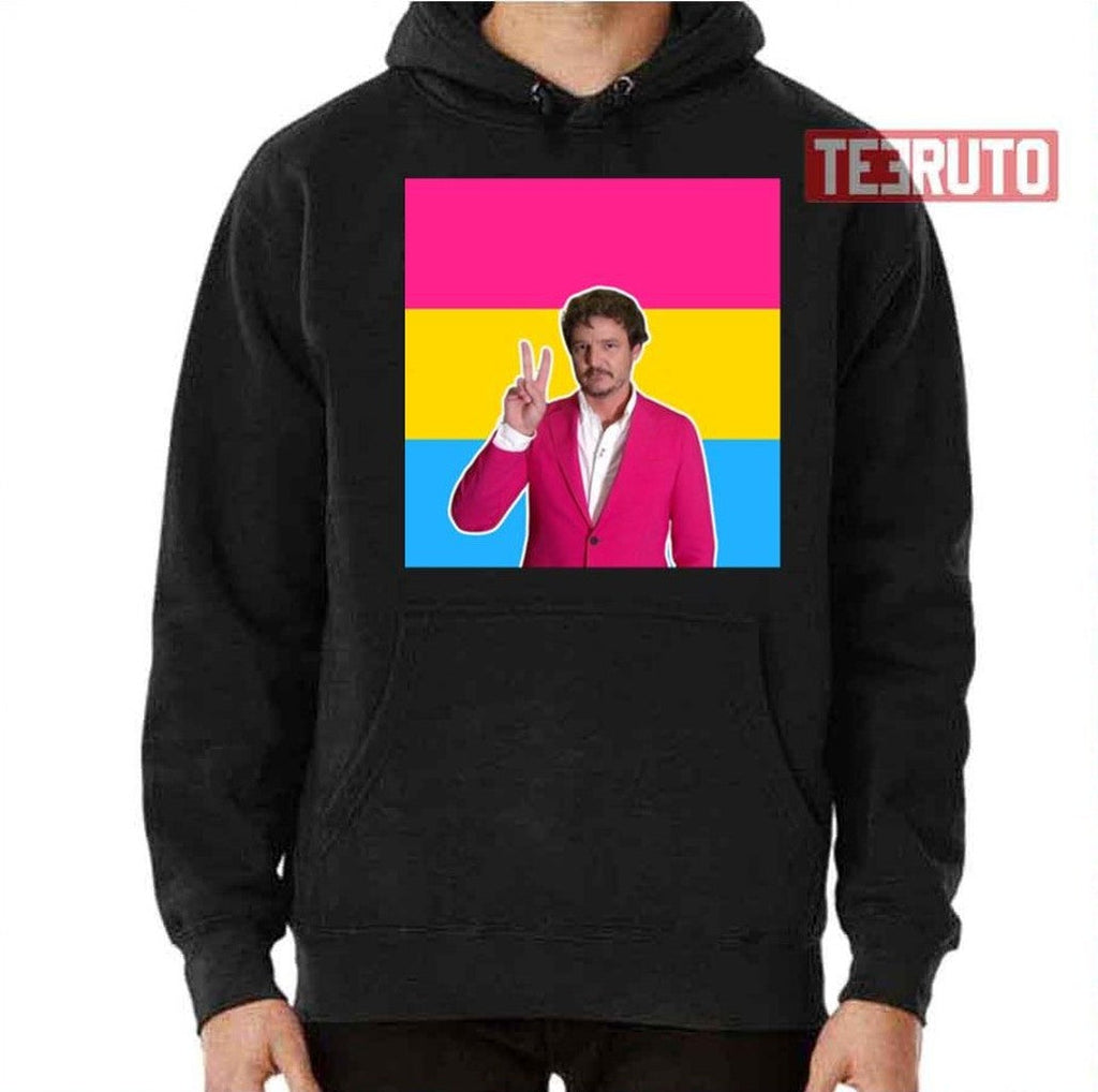 Pansexual Flag Pedro Pascal Premium Scoop Unisex T-Shirt