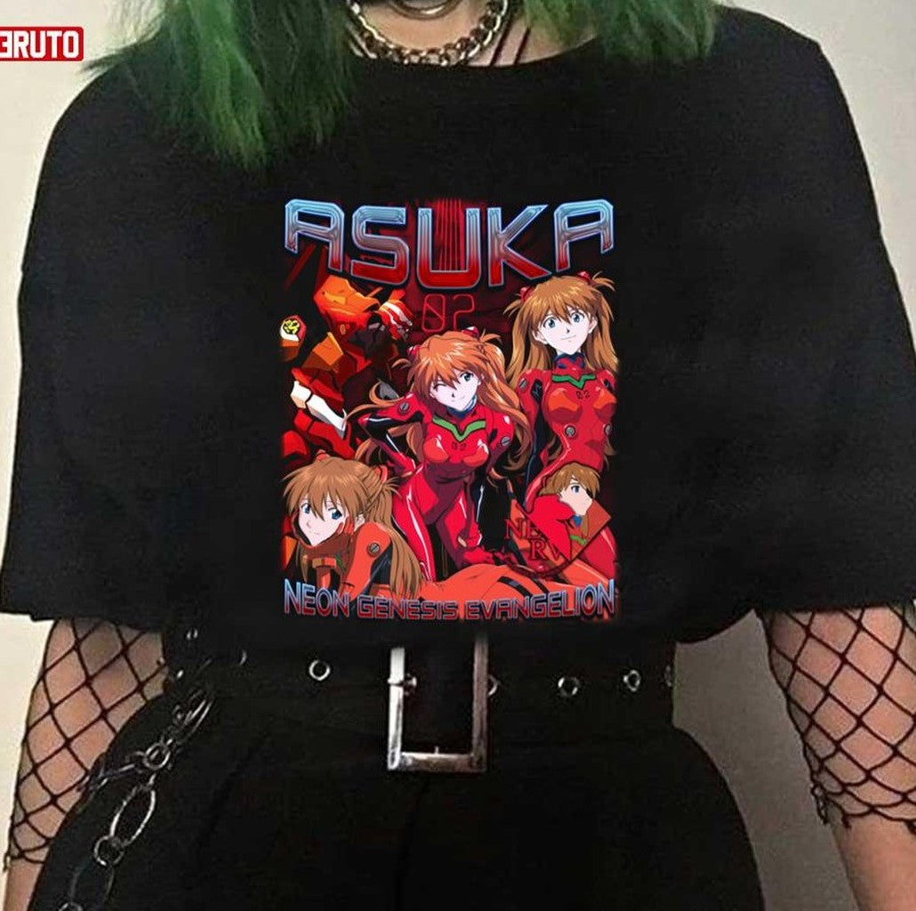Neon Genesis Evangelion Asuka Langley Soryu Eva 01 Unit 01 Nerv Organisation Evangelion Unisex T-Shirt