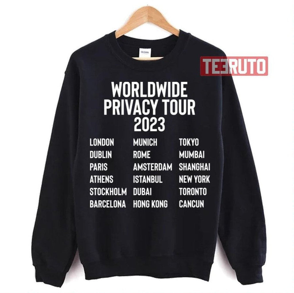 2023 Worldwide Privacy Tour Unisex T-Shirt