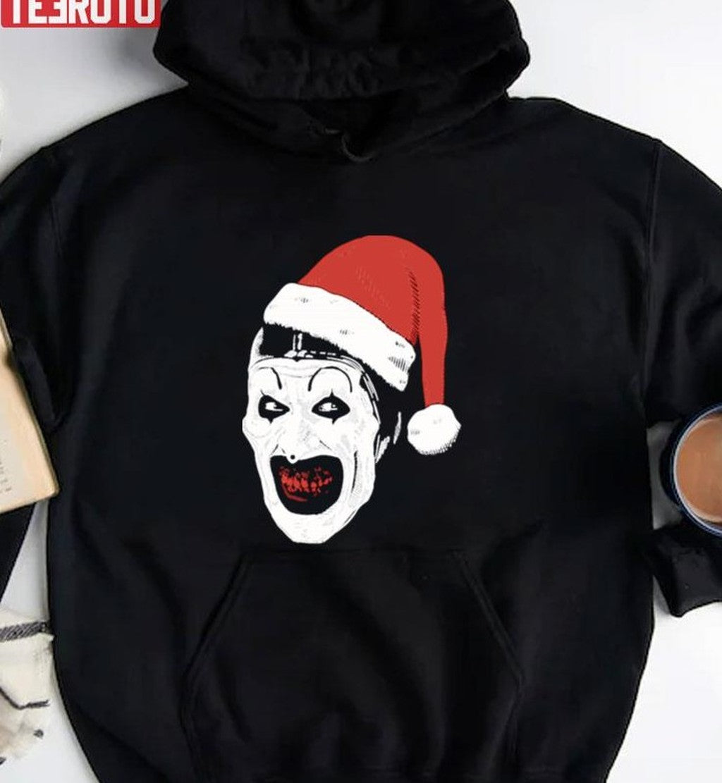 Art Christmas Terrifier Santa Funny Unisex Sweatshirt