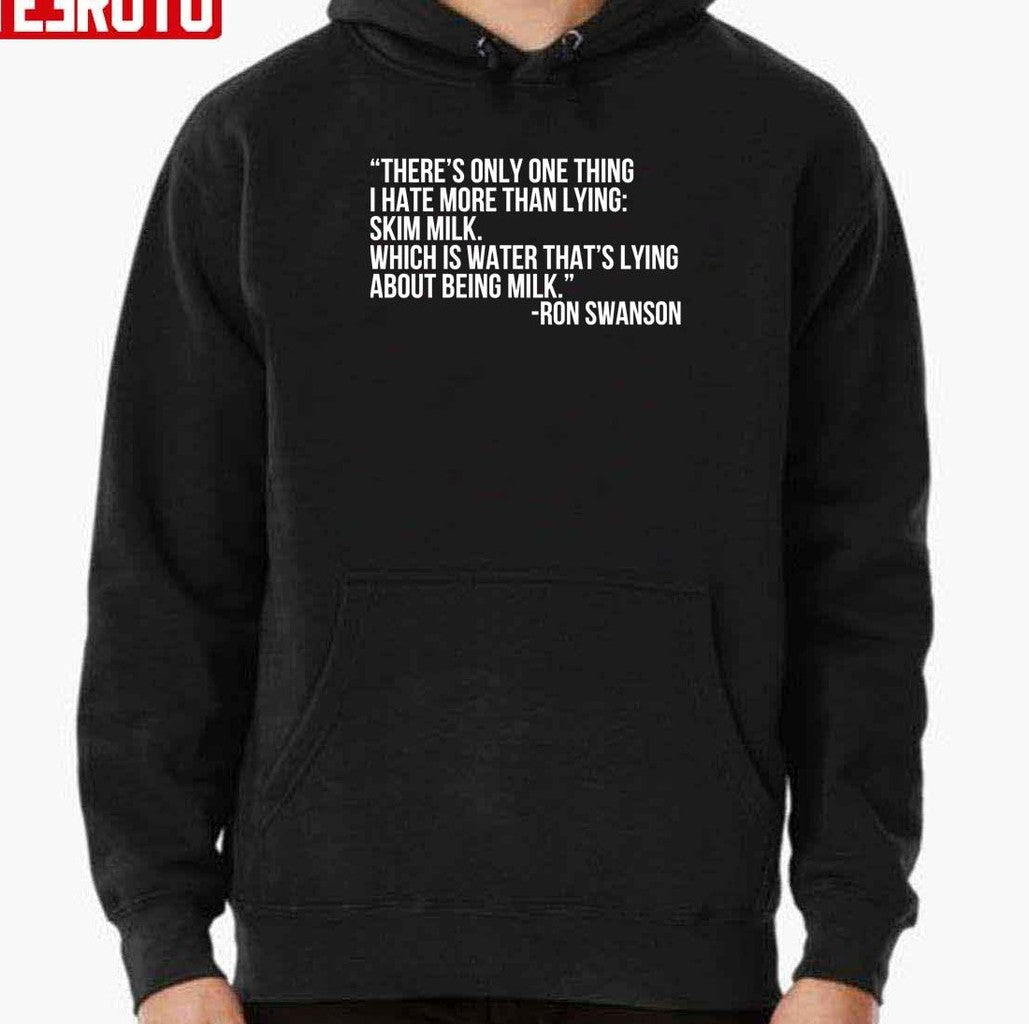 Skim Milk Ron Swanson Unisex Sweatshirt