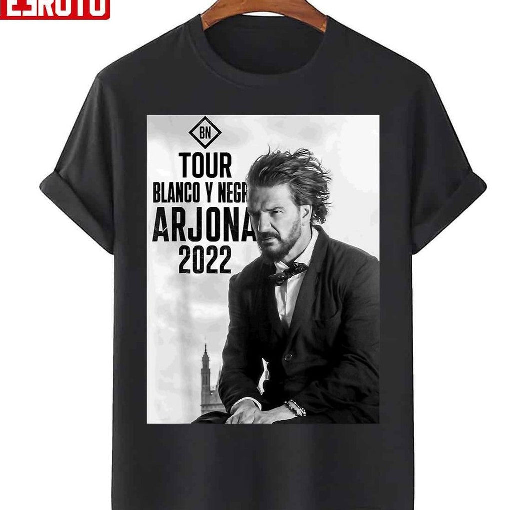 Ricardo Arjona Blancos Y Negro Tour Unisex T-Shirt