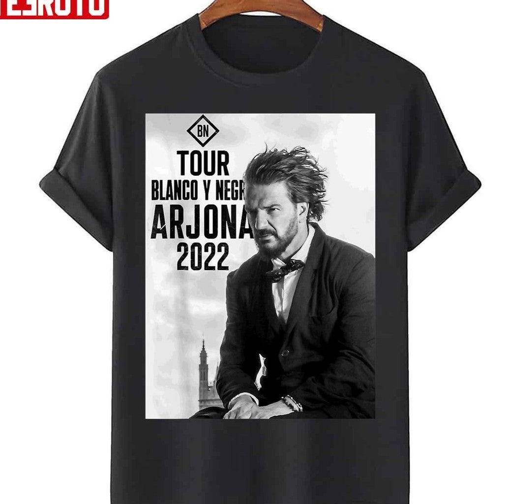 Ricardo Arjona Blancos Y Negro Tour Unisex T-Shirt