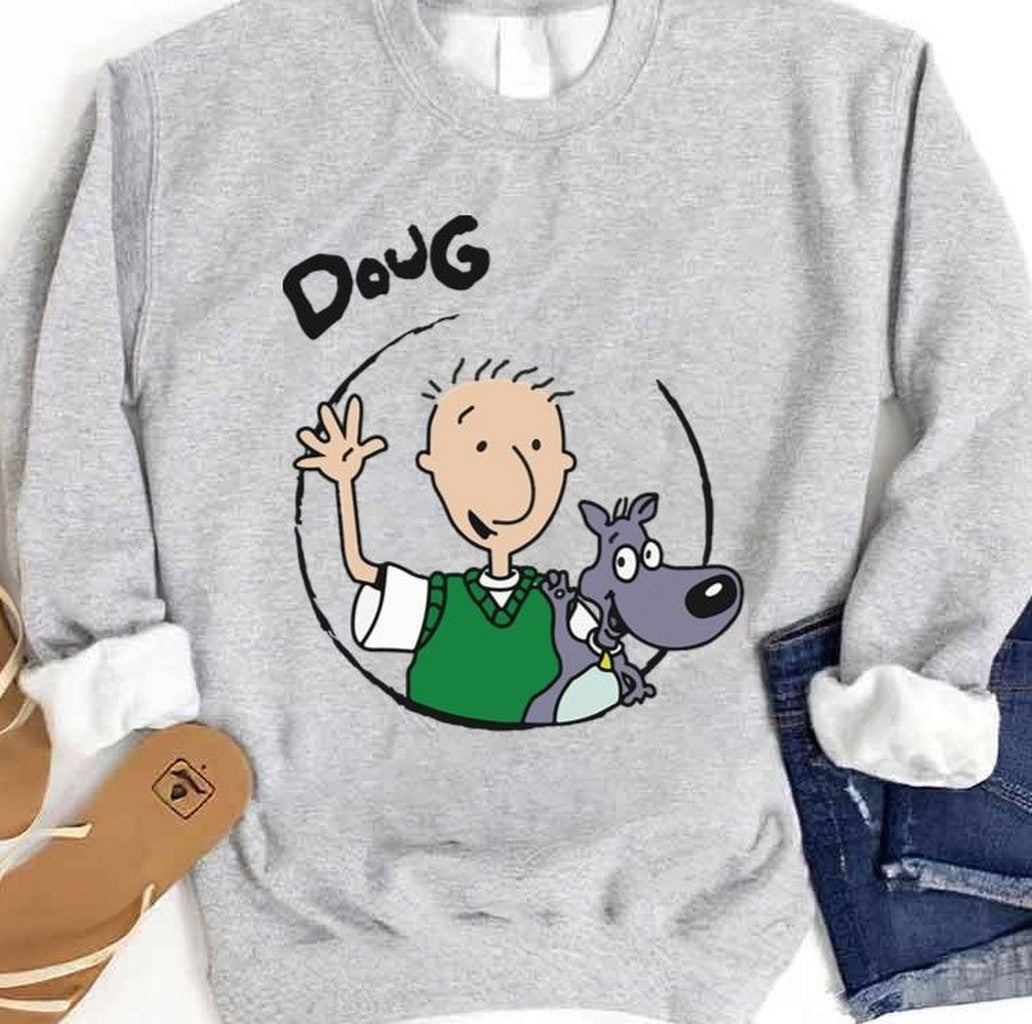 Anime Drawing Doug Funnie Unisex Sweatshirt