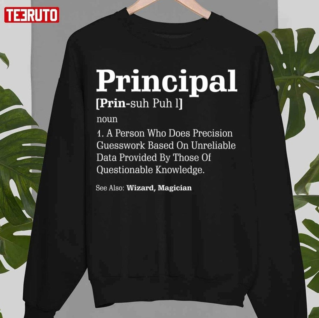 Principal Definition Humor See Wizard Magician Unisex T-Shirt