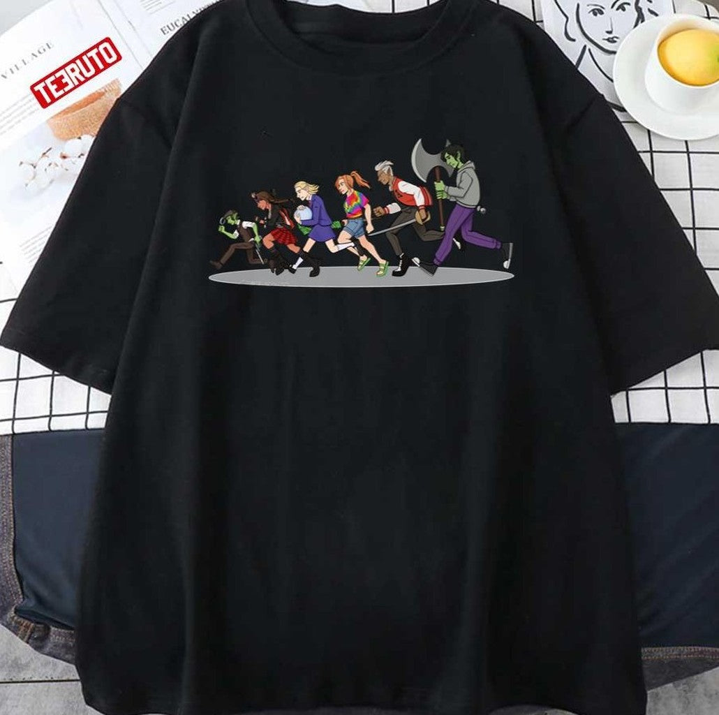 The Bad Kids D&amp;D Dimension 20 Art Unisex T-shirt
