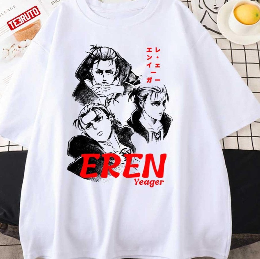 Black Aesthetic Design Eren Yeager Unisex Sweatshirt