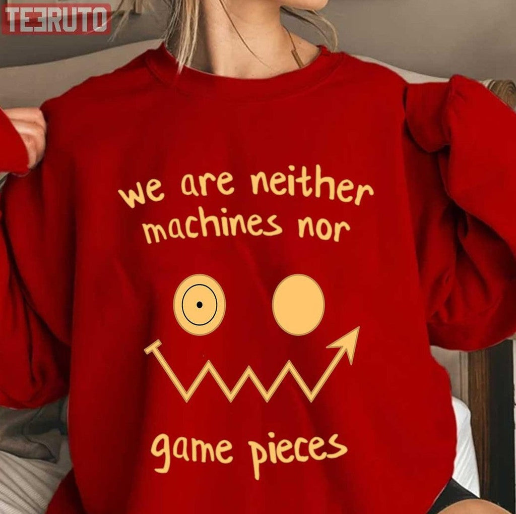 Neither Machines Nor Game Pieces Tengoku Daimakyou Unisex T-Shirt