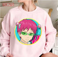 Round Design The Disastrous Life Of Saiki K Unisex Sweatshirt