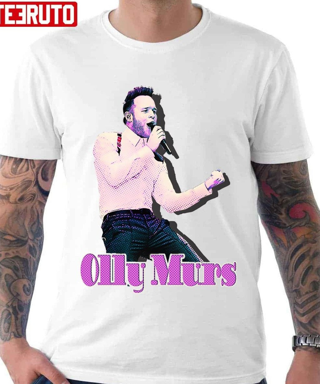 Singer Olly Murs Retro Art Unisex T-shirt