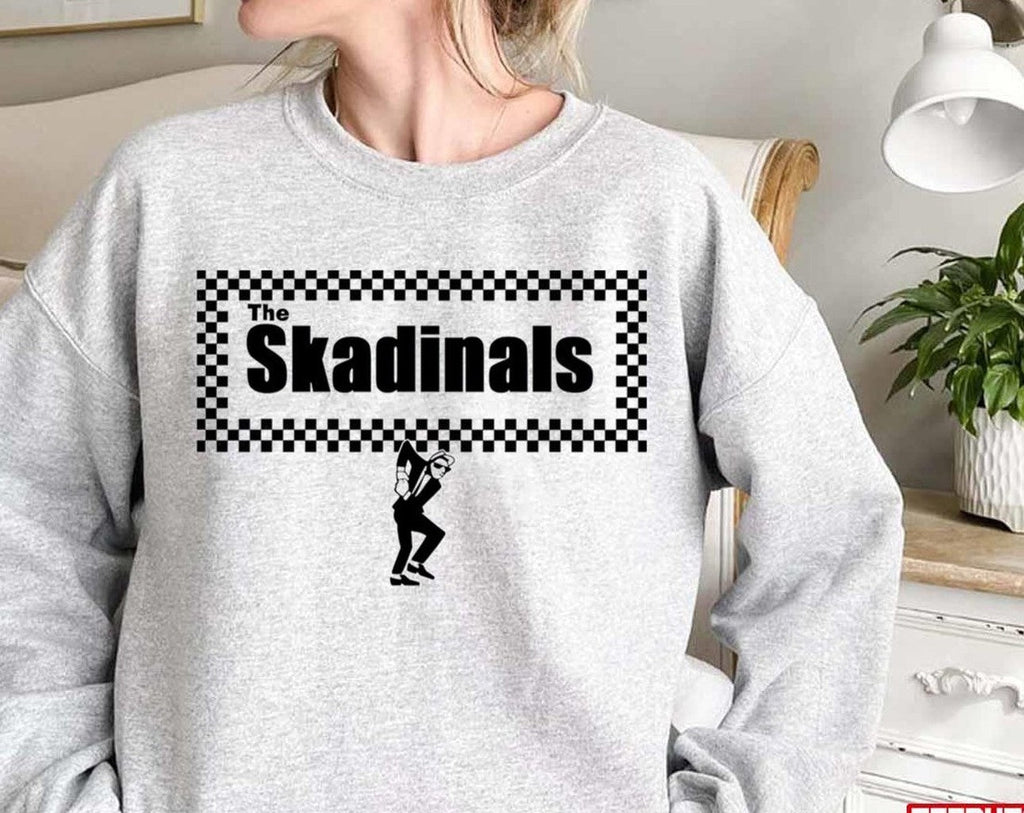 Skadinals Banner Black Logo Unisex Sweatshirt