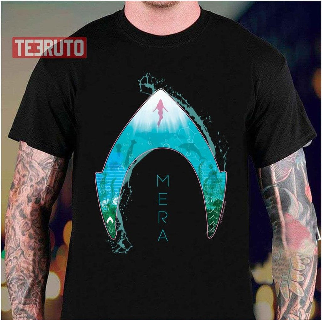 See Through Mera Symbol Ocean Graphic Aquaman Unisex Tank Top