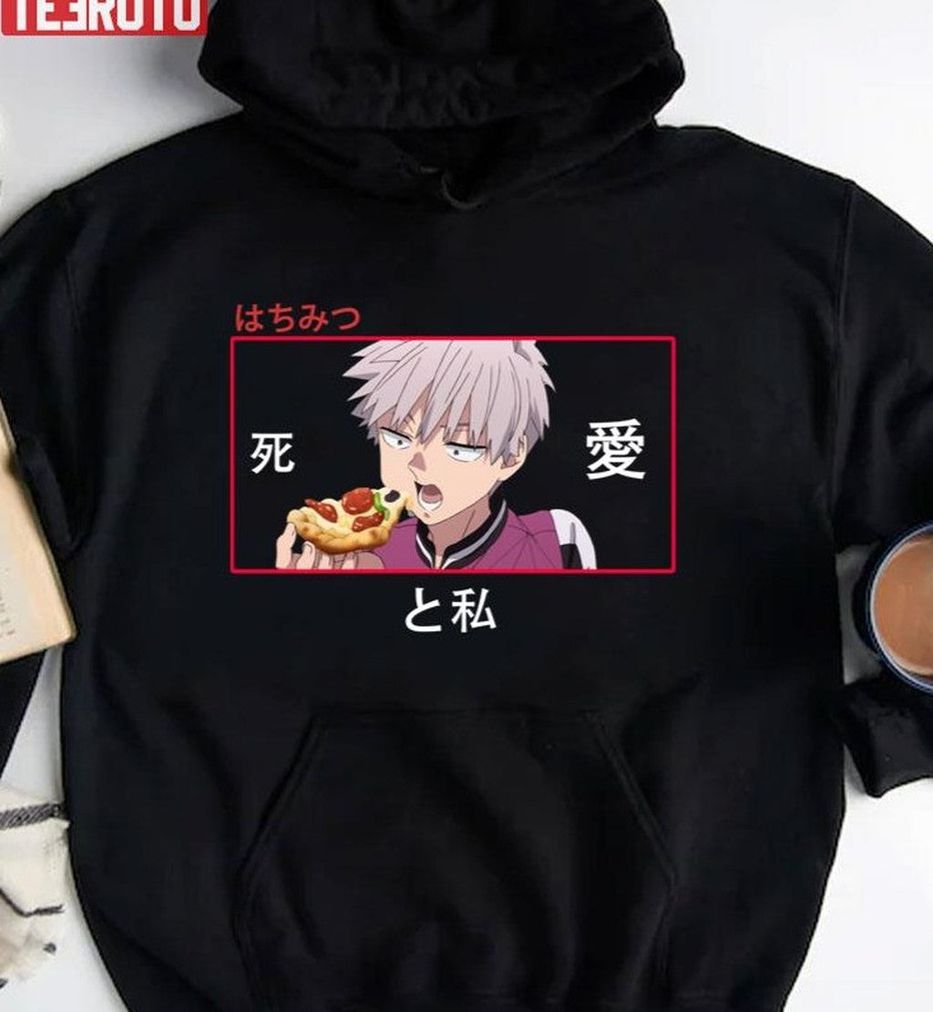 Shiki Eating Pizza Kemono Jihen Unisex T-shirt