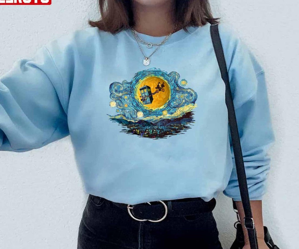 4th Doctor Supermoon Starry Night Unisex Sweatshirt Hooded
