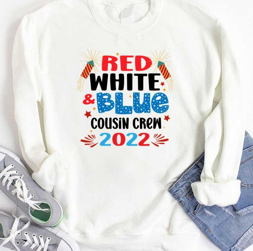 Red White &amp; Blue Cousin Crew 2022 Cousin Crew 4th Of July Unisex T-Shirt