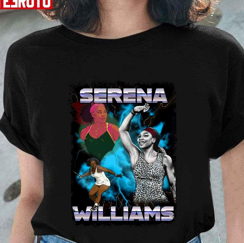 Serena Williams Vintage Bootleg Fanart Unisex T-shirt