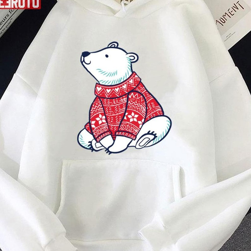Polar Bears Ready For Christmas Unisex Sweatshirt