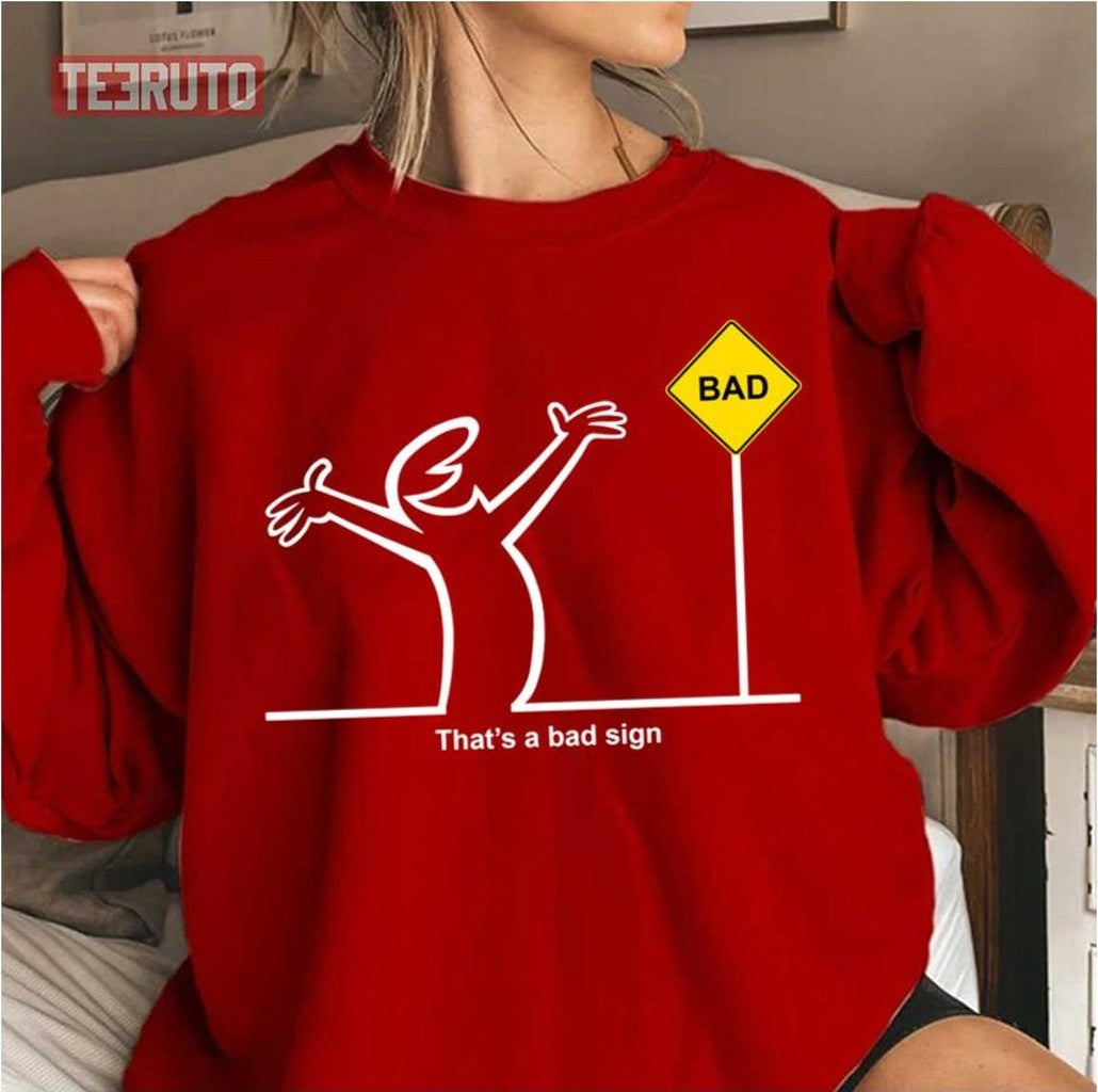 Bad Sign La Linea Unisex Sweatshirt