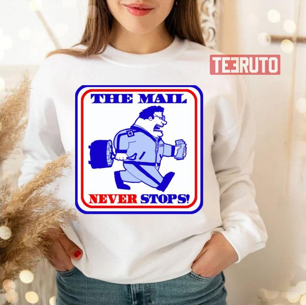 Never Stop Blue Newman Unisex T-Shirt