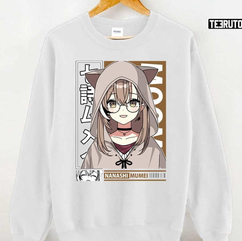 Nanashi Mumei With Hoodie Hololive Unisex T-Shirt