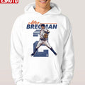 Baseball Illustration Astros Alex Bregman Unisex Hoodie