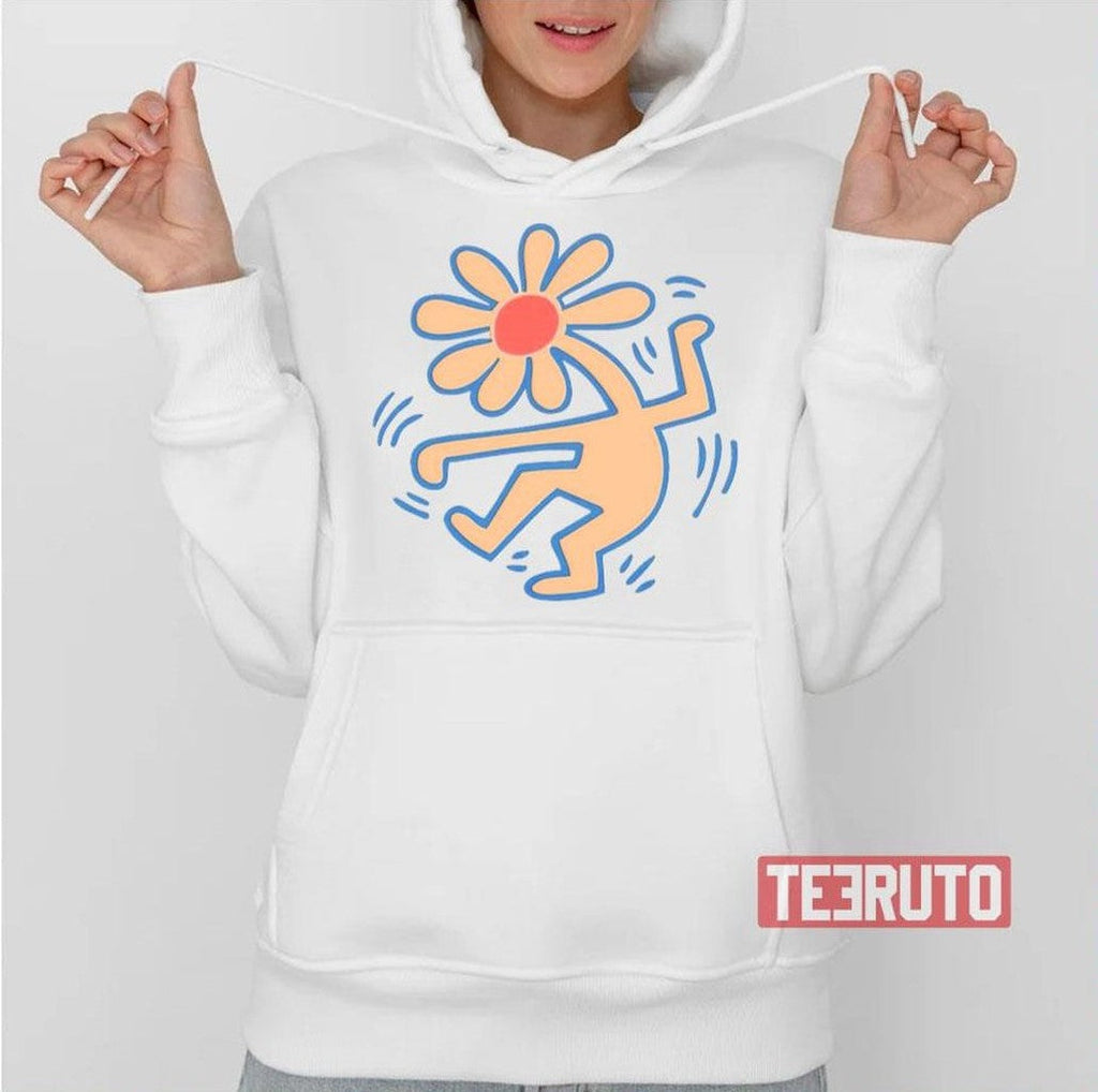 The Dancing Flowers Keith Haring Unisex T-Shirt