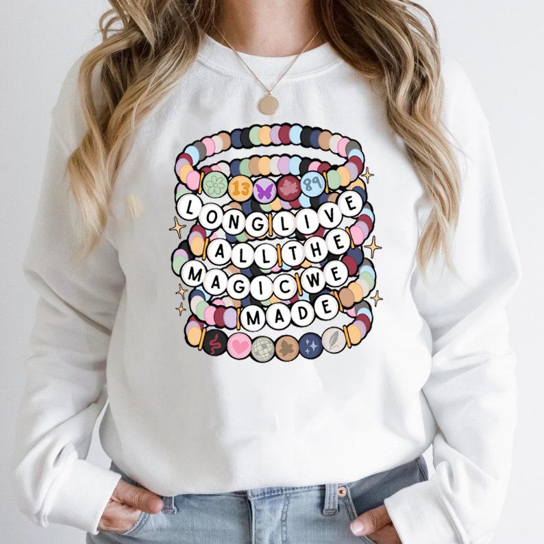 Long Live Friendship Bracelet Stack TshirtSweatshirtHoodie,Friendship Bracelet Tshirt, Tshirt for Fan, Fan Gifts