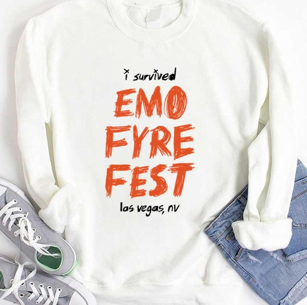 Riot I Survived Emo Fyre Fest Unisex T-shirt