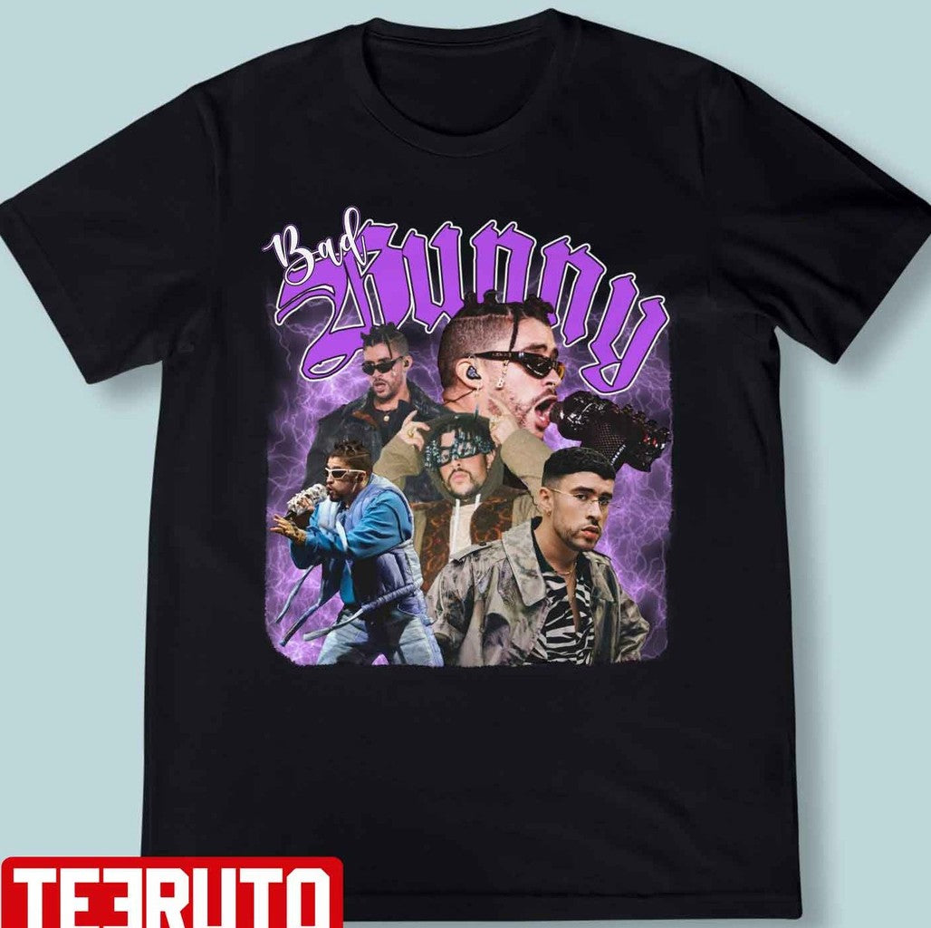Bad Bunny Bad Bunny Smoke Vintage Unisex T-shirt